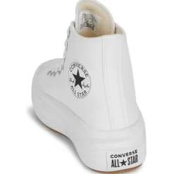 Converse - CHUCK TAYLOR ALL STAR MOVE PLATFORM LEATHER Blanc Best