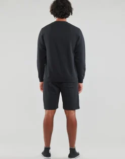 Converse - GO-TO EMBROIDERED STAR CHEVRON FLEECE CREW SWEATSHIRT Noir New