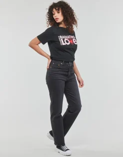 Converse - RADIATING LOVE SS CLASSIC GRAPHIC Noir