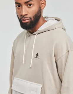 Converse - UTILITY POCKET PULLOVER HOODIE PAPYRUS