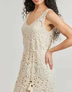 Derhy - XAVIER ROBE MAILLE Blanc Outlet