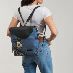 Desigual - BACK MICKEY DENIM EDGE JERSEY MAXI PU