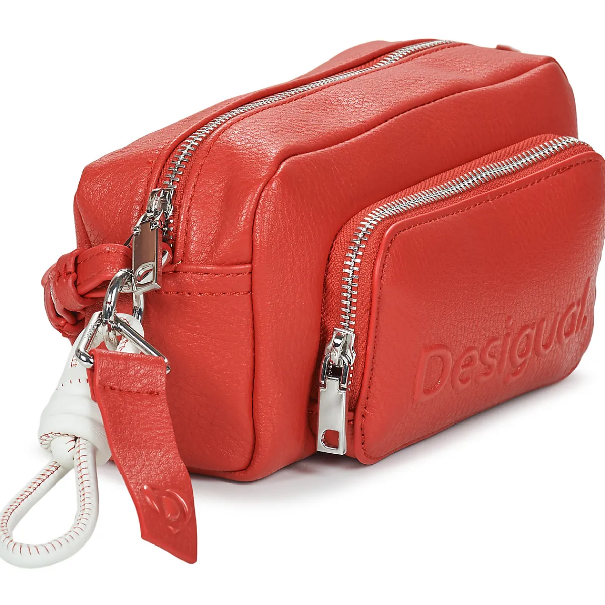 New Desigual - BAG HALF LOGO Rouge