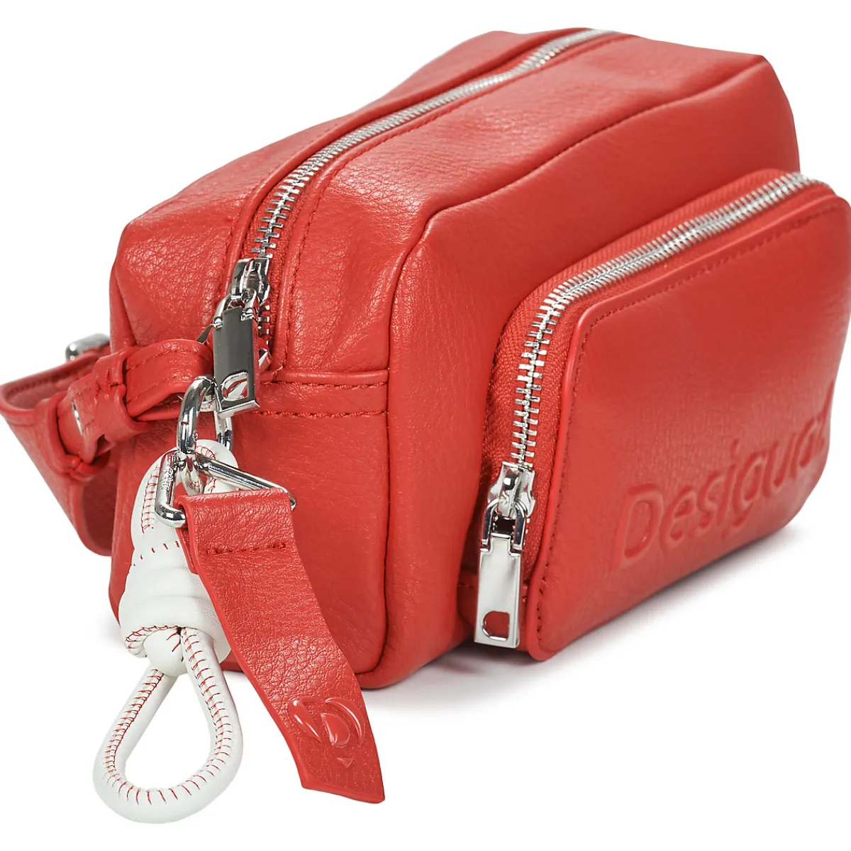 New Desigual - BAG HALF LOGO Rouge