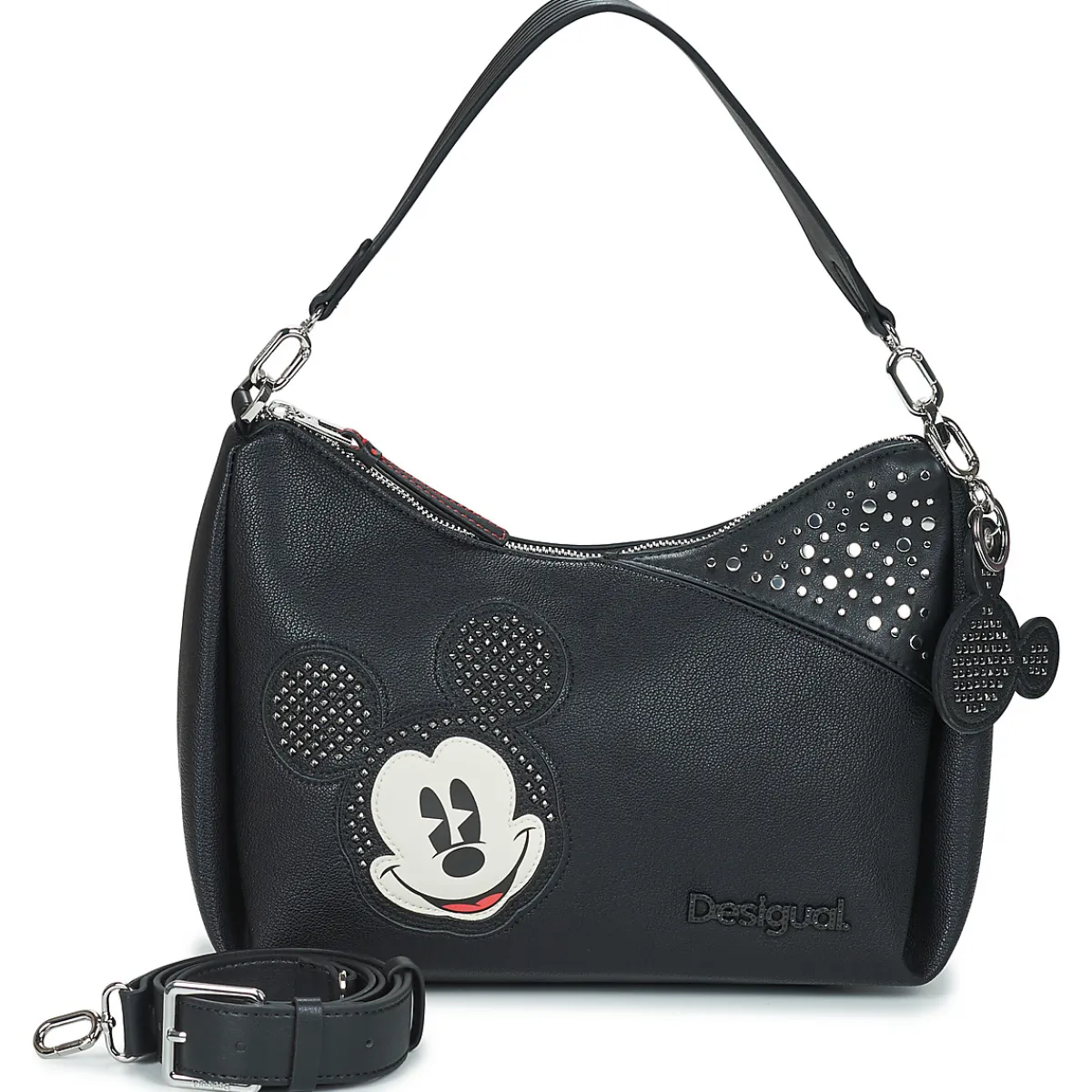 Desigual - BAG MICKEY STUDSTYLE BLACK MAYARI MAXI Noir Best