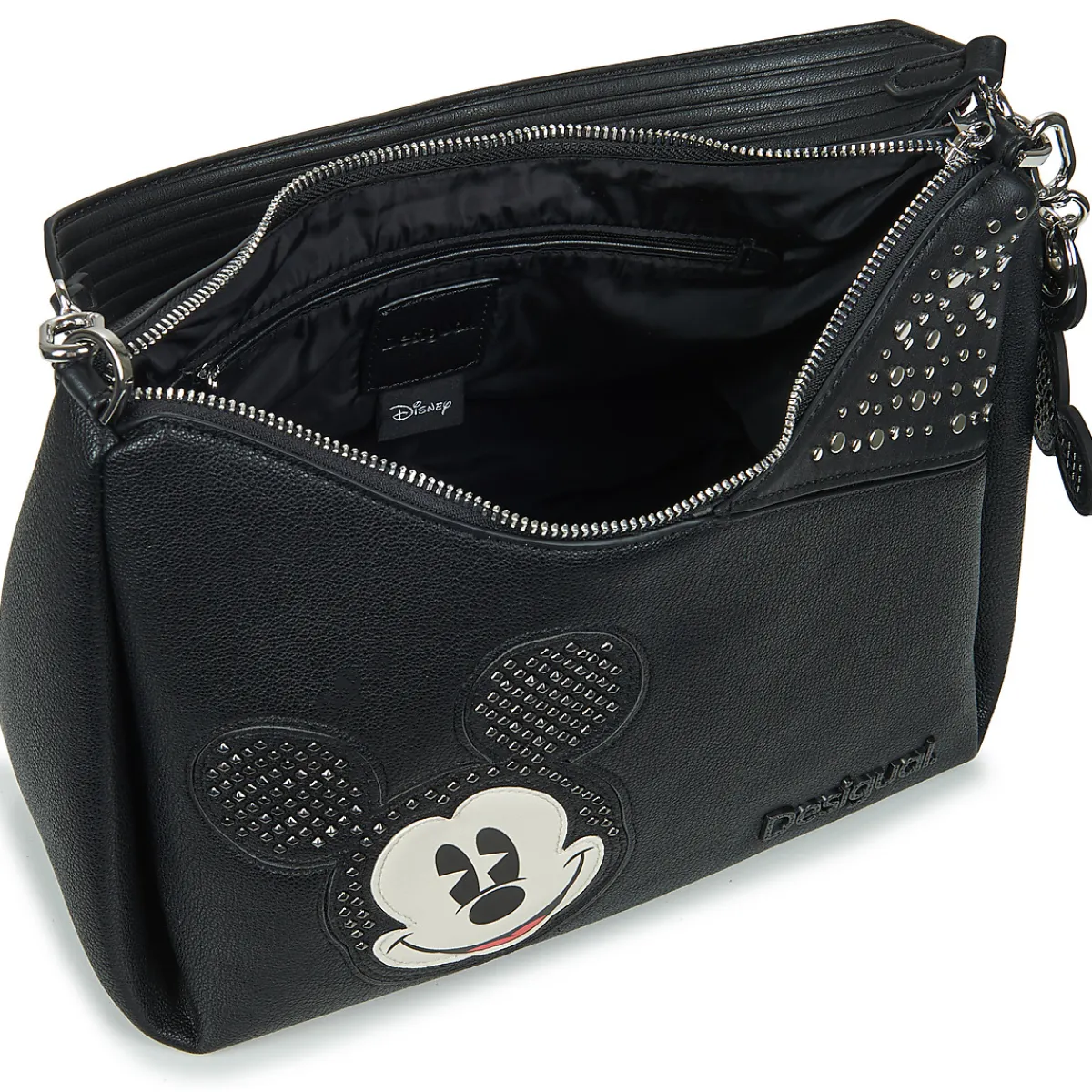 Desigual - BAG MICKEY STUDSTYLE BLACK MAYARI MAXI Noir Best