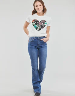 Desigual - DENIM_LUNA Bleumoyen Outlet