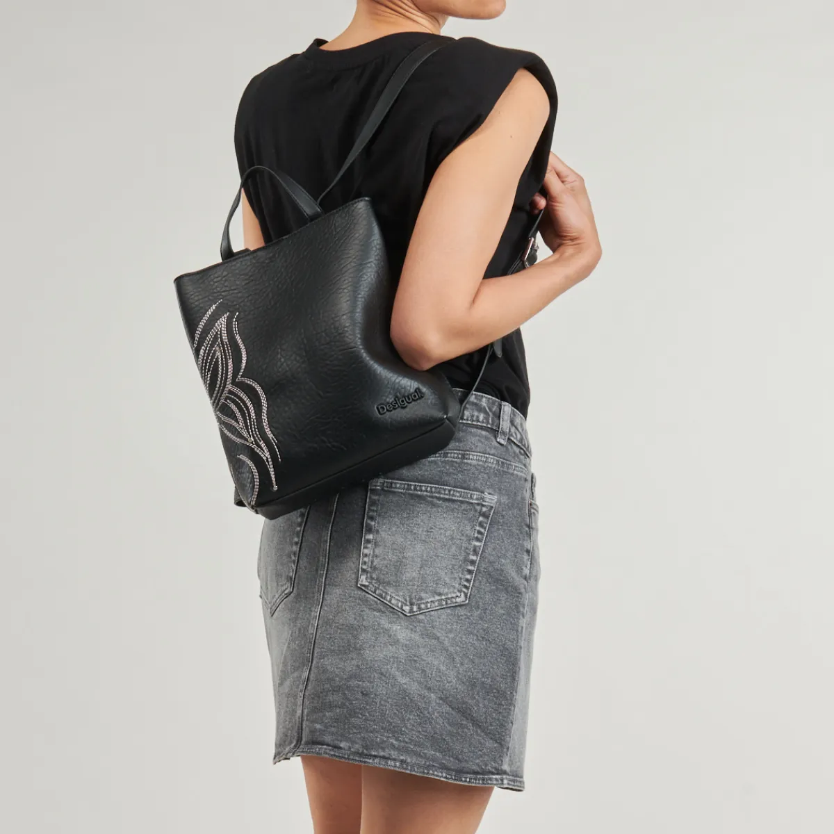 Online Desigual - GOODALL BACKPACK SUMY MINI Noir