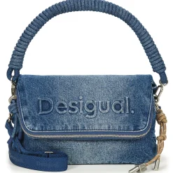Desigual - HALF LOGO DENIM VENECIA 3.0 Bleu Hot