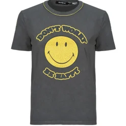 Outlet Desigual - TS_MORE SMILEY Gris