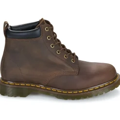 Hot Dr. Martens - 939 BEN BOOT DARK BROWN CRAZY HORSE Marron