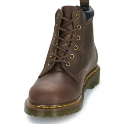 Hot Dr. Martens - 939 BEN BOOT DARK BROWN CRAZY HORSE Marron