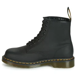 Online Dr. Martens - 1460 BLACK GREASY Noir