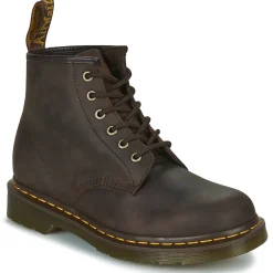 Dr. Martens - 101 DARK BROWN CRAZY HORSE Marron Discount
