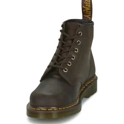 Dr. Martens - 101 DARK BROWN CRAZY HORSE Marron Discount