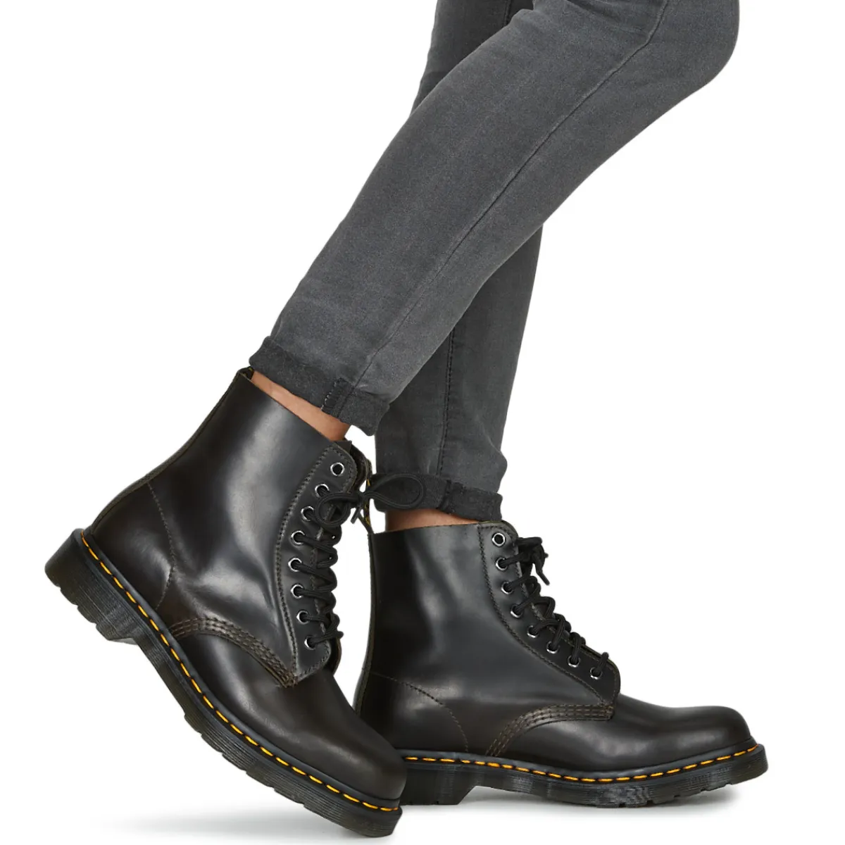 Dr. Martens - 1460 DARK TAUPE ORLÉANS Marron