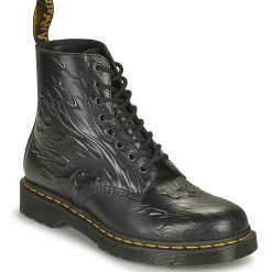Online Dr. Martens - 1460 FLAMES Noir