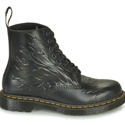 Online Dr. Martens - 1460 FLAMES Noir