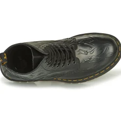 Online Dr. Martens - 1460 FLAMES Noir
