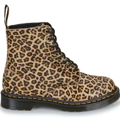 Discount Dr. Martens - 1460 Pascal Light Tan Mini Leopard Spot Hair On
