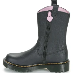 Dr. Martens - Bex Heart P-O Boot J Black Classic Nappa Noir Clearance