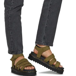 Dr. Martens - Blaire Muted Olive Tumbled Nubuck Taupe Best