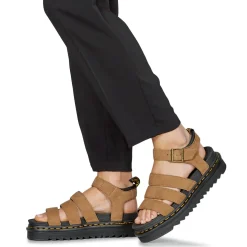 Discount Dr. Martens - Blaire Savannah Tan Tumbled Nubuck Beige