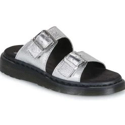 Outlet Dr. Martens - Josef Slide Silver Metallic Tumble Argenté