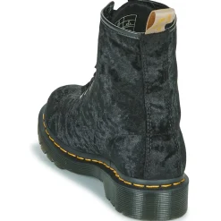 Dr. Martens - VEGAN 1460 BLACK VELVET Noir Discount