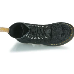 Dr. Martens - VEGAN 1460 BLACK VELVET Noir Discount