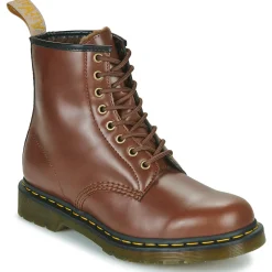 Hot Dr. Martens - VEGAN 1460 BROWN NORFOLK Marron