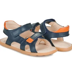 Online Easy Peasy - MY PLAGETTE VELCRO Marron