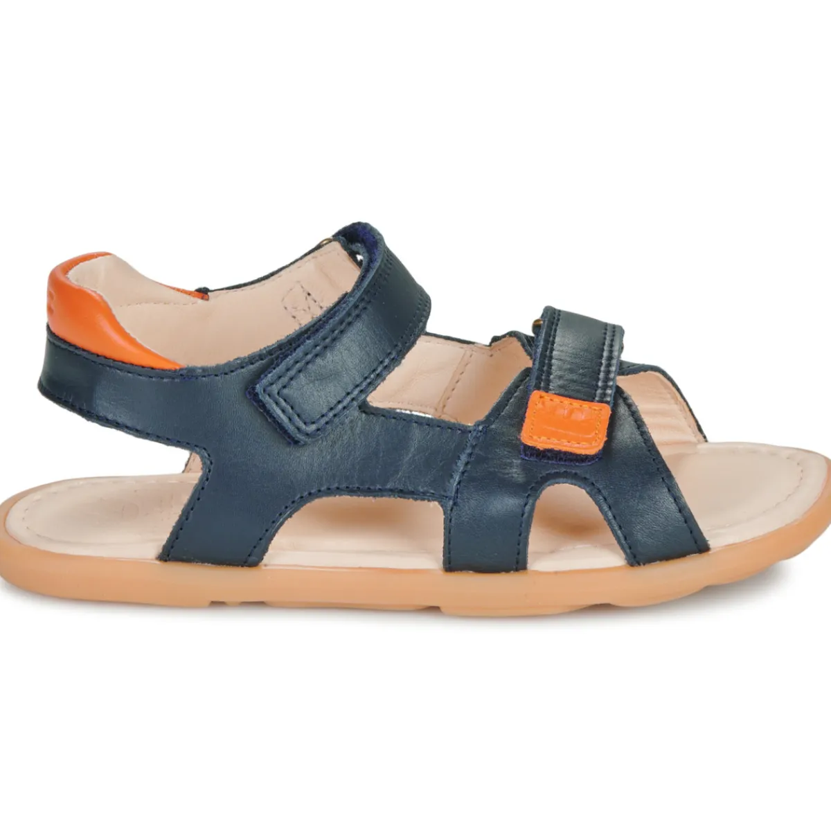 Online Easy Peasy - MY PLAGETTE VELCRO Marron