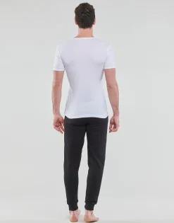 Eminence - T-SHIRT COL V MC Blanc Discount