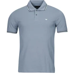 Emporio Armani - POLO 8N1FB4 BleuCiel Online