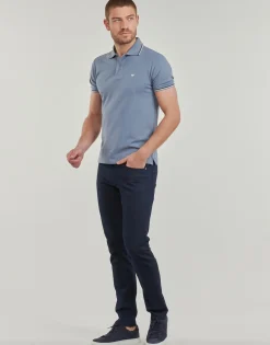 Emporio Armani - POLO 8N1FB4 BleuCiel Online