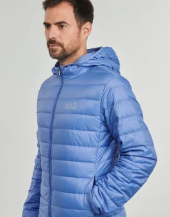 Hot Emporio Armani EA7 - CORE IDENTITY DOWN JACKET HD Bleu