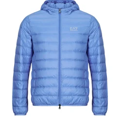 Hot Emporio Armani EA7 - CORE IDENTITY DOWN JACKET HD Bleu