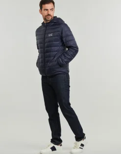 New Emporio Armani EA7 - CORE IDENTITY DOWN JACKET HD Marine