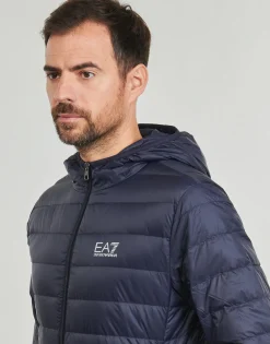 New Emporio Armani EA7 - CORE IDENTITY DOWN JACKET HD Marine