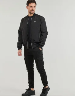 Emporio Armani EA7 - PREMIUM SHIELD BOMBER JKT Noir Discount
