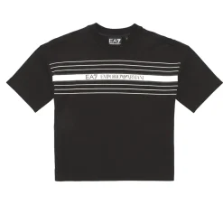 Emporio Armani EA7 - TRAIN LOGO SERIES TEE EXTENDED LOGO Noir Hot