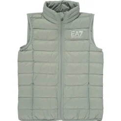 Discount Emporio Armani EA7 - TRAIN CORE ID DOWN LIGHT VEST Kaki
