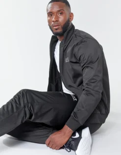Emporio Armani EA7 - TRAIN CORE ID M T-SUIT TT FZ CH PL Noir Discount