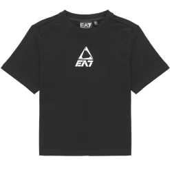 Clearance Emporio Armani EA7 - TRAIN LOGO SERIES BOY KIT TEE-SHORTS FREE Noir