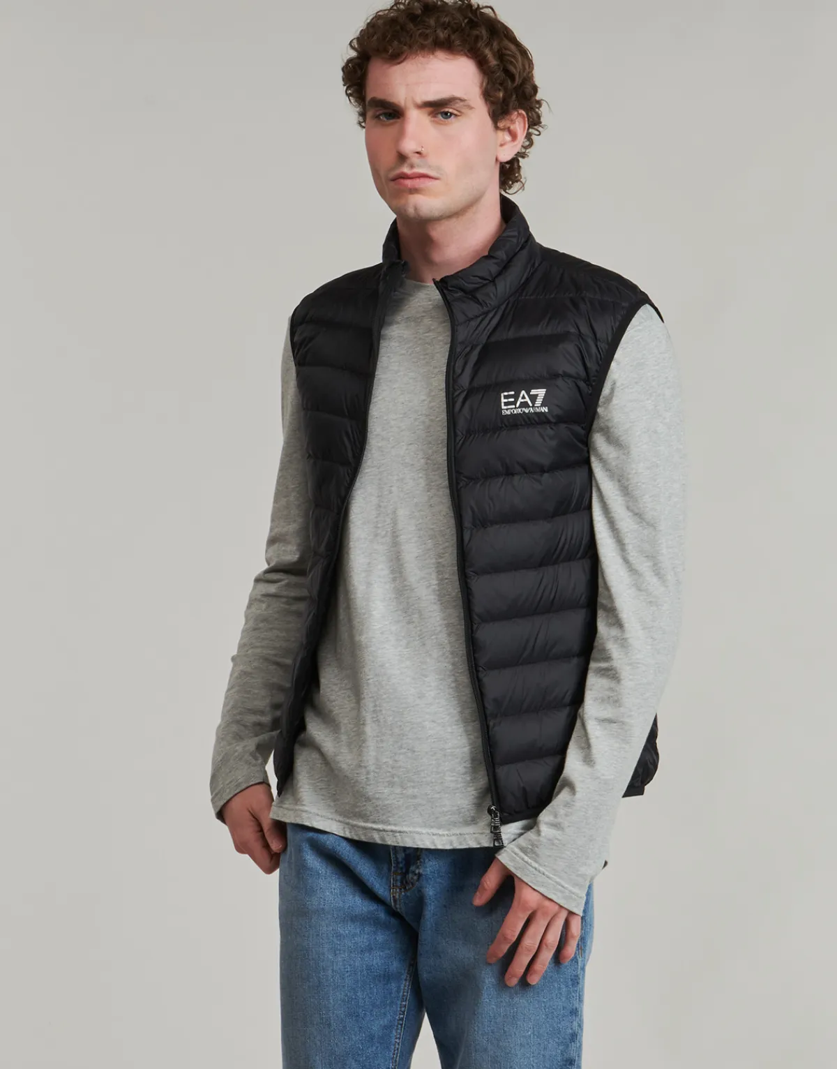Emporio Armani EA7 - TRAIN CORE ID DOWN LIGHT VEST CC 8NPQ06 Noir New