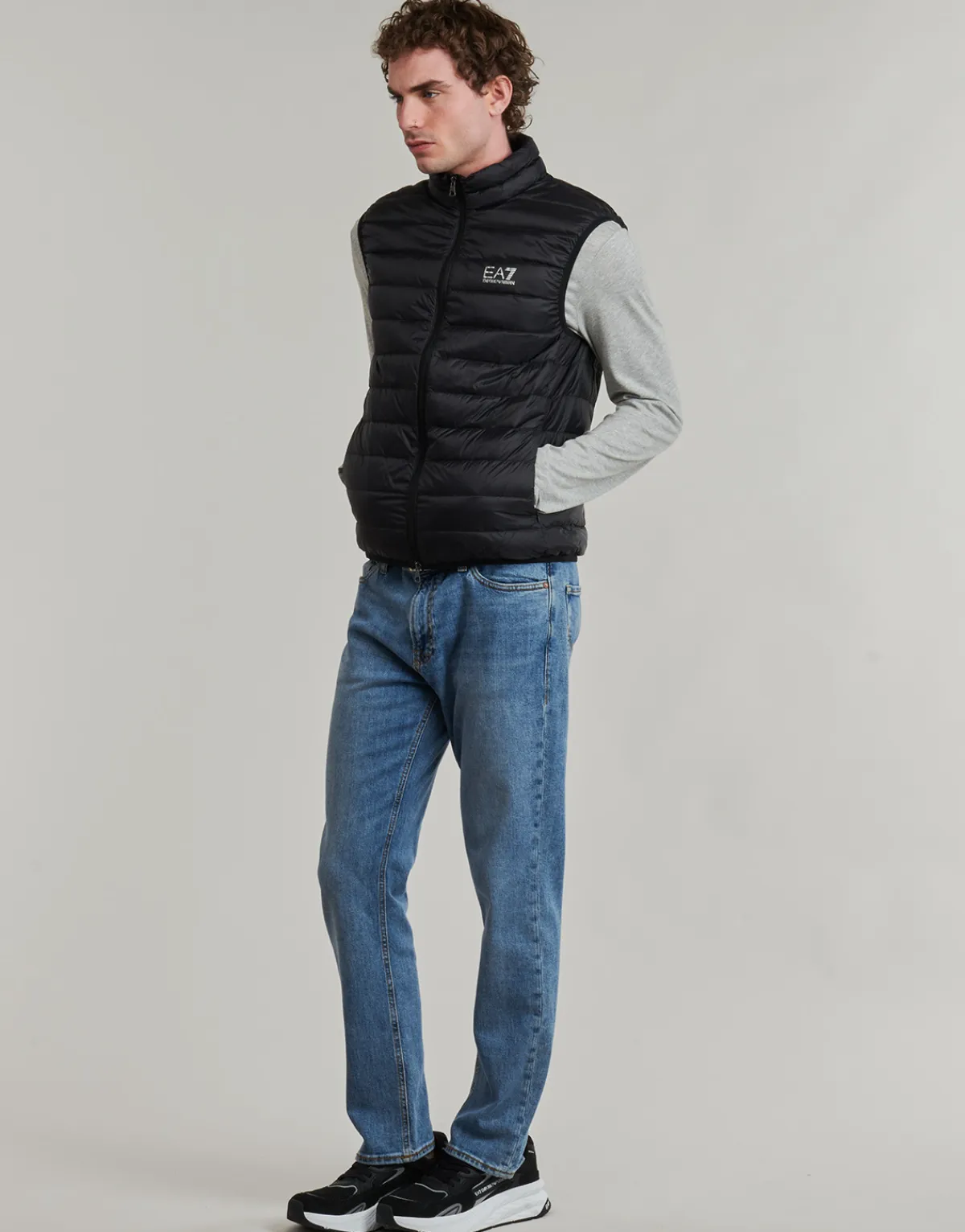 Emporio Armani EA7 - TRAIN CORE ID DOWN LIGHT VEST CC 8NPQ06 Noir New