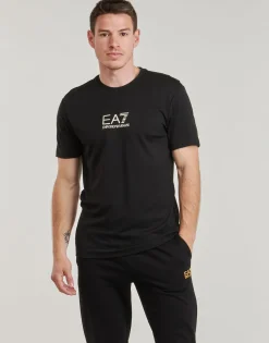 Emporio Armani EA7 - TRAIN GOLD LABEL TEE PUNTO ROMA BIG LOGO  7M000301 Noir Sale