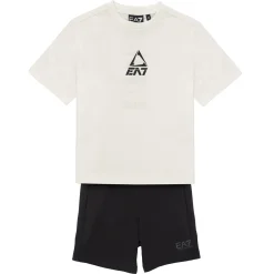 Emporio Armani EA7 - TRAIN LOGO SERIES BOY KIT TEE-SHORTS FREE Sale