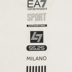 Emporio Armani EA7 - TRAIN LOGO SERIES BOY KIT TEE-SHORTS FREE Sale